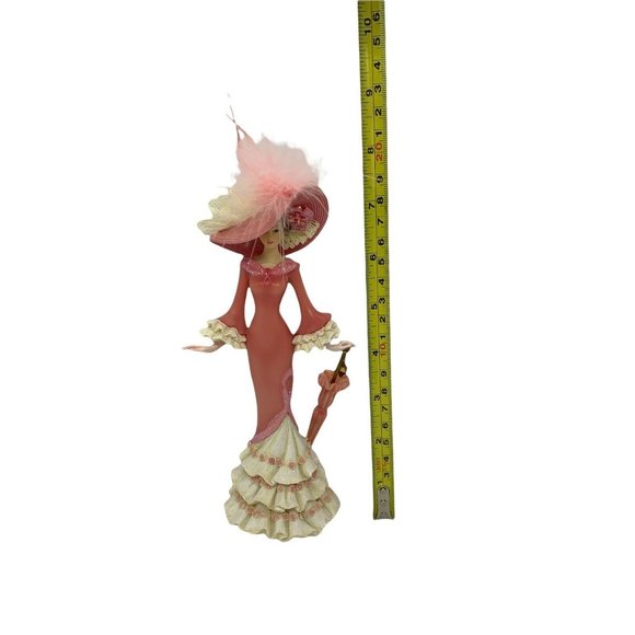 THOMAS KINKADE FIGURINE Inspirations of Hope ~ A Vision of Hope ~ Pink lady 2007 - Picture 4 of 5